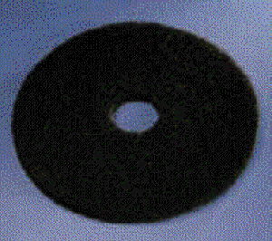 Used equipment sales pad 17 inch floor stripping black in STOREAREA2